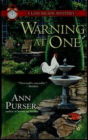 Cover of: Warning at one by Ann Purser