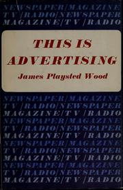 Cover of: This is advertising.