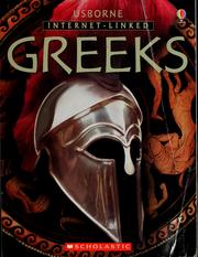 Cover of: Usborne internet-linked Greeks by Susan Peach