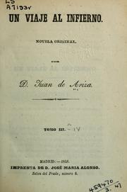 Cover of: Un viaje al infierno by Juan de Ariza