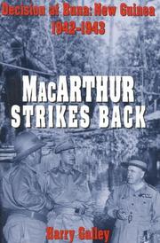 Cover of: MacArthur strikes back: decision at Buna, New Guinea, 1942-1943