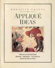 Cover of: Appliqué ideas by Hedi Probst-Reinhardt