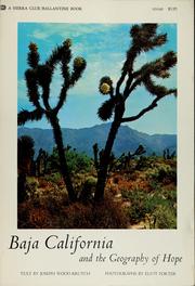 Cover of: Baja California and the geography of hope.