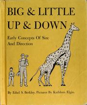 Cover of: Big & little, up & down: early concepts of size and direction