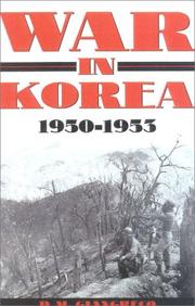 Cover of: War in Korea | D.M. Giangreco