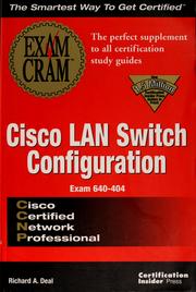 Cover of: CCNP Cisco LAN switch configuration