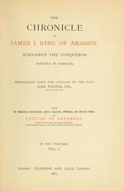 Cover of: The chronicle of James I., king of Aragon