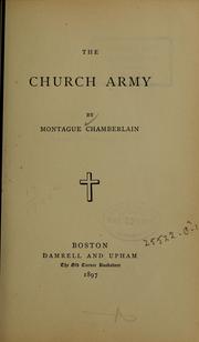 Cover of: The church army | Montague Chamberlain