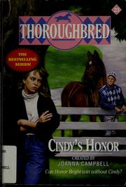 Cover of: Cindy's honor