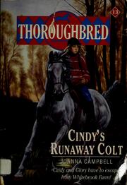 Cover of: Cindy's runaway colt