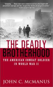 Cover of: Deadly Brotherhood, The by John Mcmanus