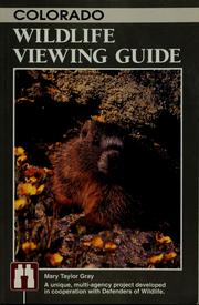 Cover of: Colorado wildlife viewing guide | Mary Taylor Young