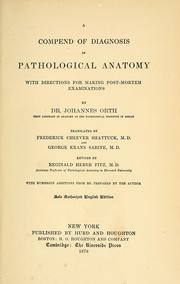 A compend of diagnosis in pathological anatomy by Johannes Orth