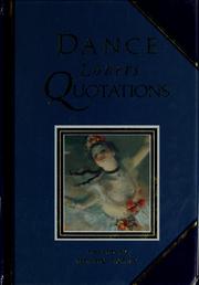 Cover of: Dance lovers quotations