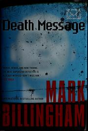 Cover of: Death message: a novel of suspense