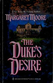 Cover of: The Duke's desire by Margaret Moore