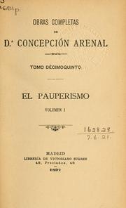 Cover of: El Pauperismo by Concepción Arenal