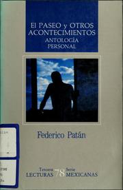 Cover of: El paseo y otros acontecimientos: antología personal