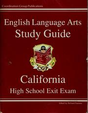 Cover of: English language arts study guide: California high school exit exam