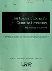 Cover of: The forensic expert's guide to litigation by Marc A. Rabinoff