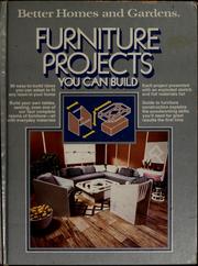 Cover of: Furniture Projects you can build