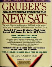 Cover of: Gruber's complete preparation for the new SAT: featuring critical thinking skills