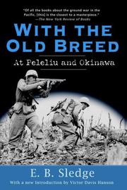 Cover of: With the Old Breed: At Peleliu and Okinawa