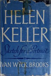 Cover of: Helen Keller; sketch for a portrait.