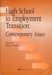 Cover of: High school to employment transition by Albert J. Pautler