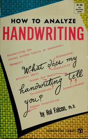 Cover of: How to analyze handwriting