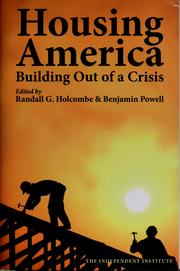 Cover of: Housing America: building out of crisis