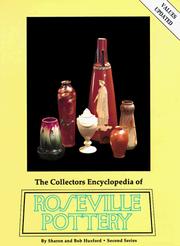 Cover of: The collectors encyclopedia of Roseville pottery, second series