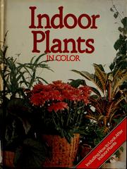Cover of: Indoor plants by William Davidson
