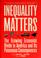 Cover of: Inequality matters