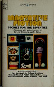 Cover of: Innovative fiction: stories for the seventies