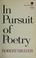 Cover of: In pursuit of poetry.