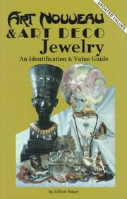 Cover of: Art Nouveau and Art Deco Jewelry: An Identification and Value Guide