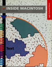 Cover of: Inside Macintosh: Text
