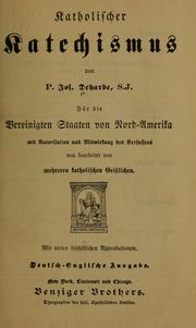 Cover of: Katholischer katechimus by Joseph Deharbe