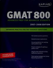 Cover of: Kaplan GMAT 800