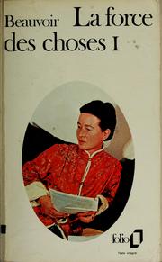 Cover of: La force des choses by Simone de Beauvoir
