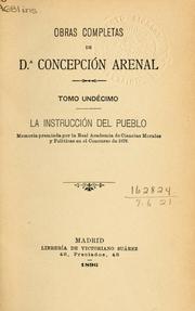 Cover of: La instrucción del pueblo