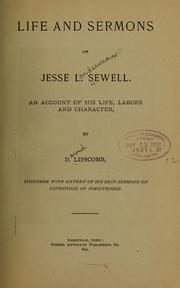 Life and sermons of Jesse L. Sewell by Jesse L. Sewell