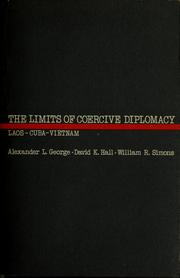 Cover of: The limits of coercive diplomacy by George, Alexander L.
