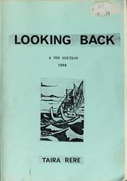 Cover of: Looking back: Rarotongan history [for] Cook Islands Teachers' College