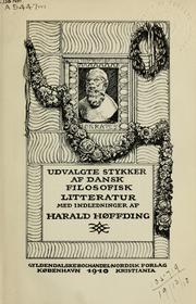 Cover of: Mindesmaerker af Danmarks National-Litteratur