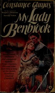 Cover of: My lady Benbrook by Constance Gluyas