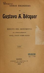 Cover of: Obras escogidas