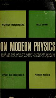 Cover of: On Modern Physics by Werner Heisenberg
