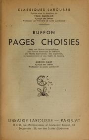 Cover of: Pages choisies